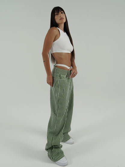 green apple Pants