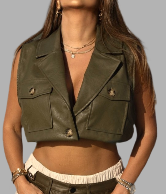 Olive  Vest