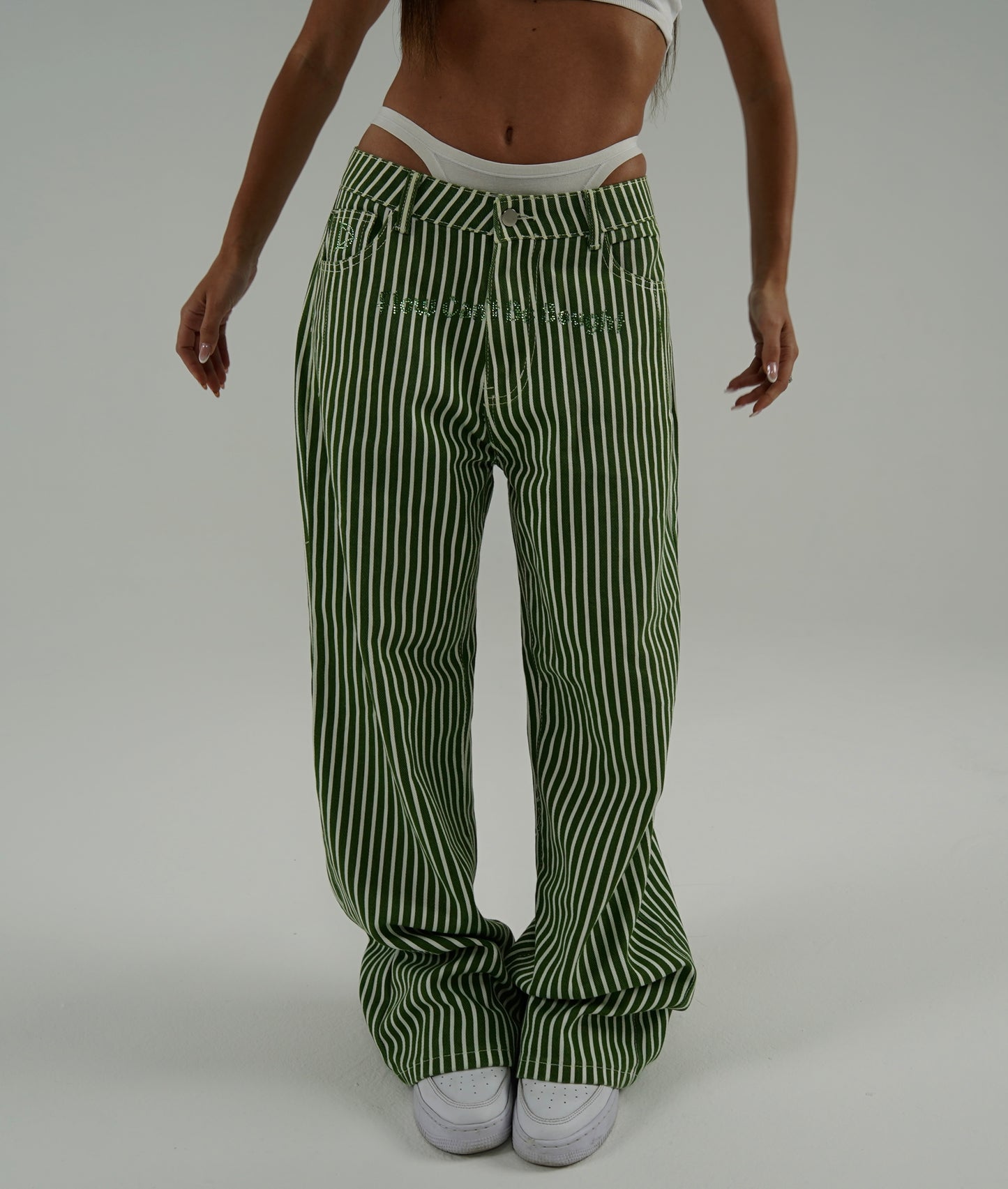 green apple Pants
