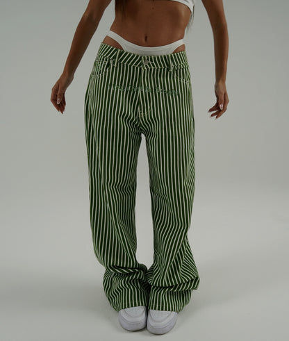 green apple Pants
