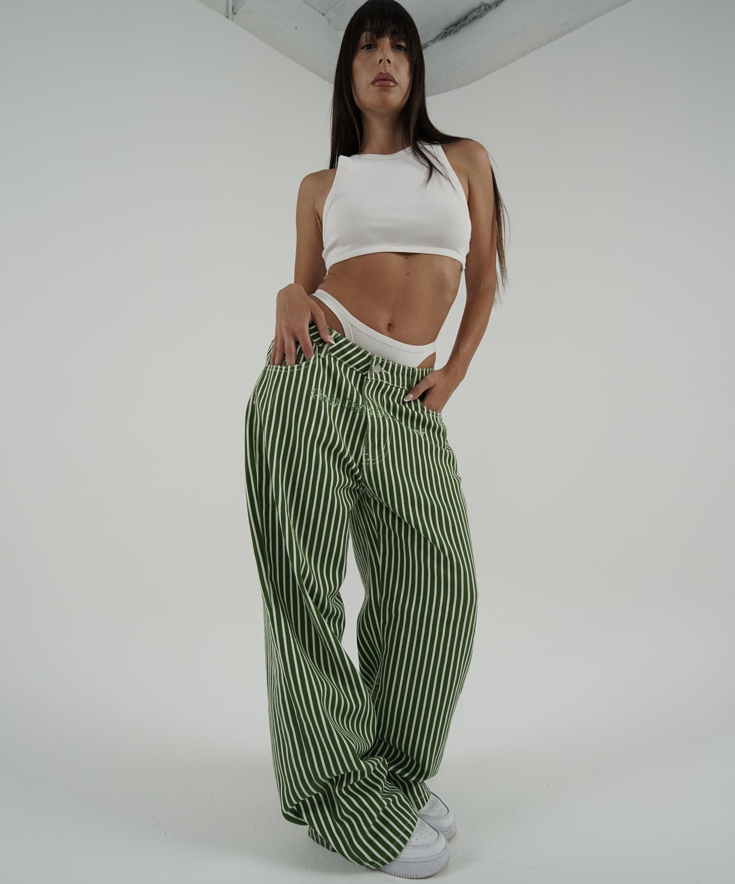 green apple Pants