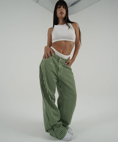 green apple Pants